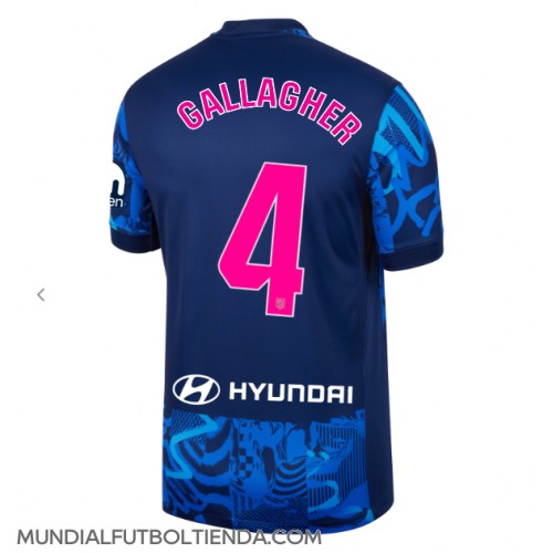 Camiseta Atletico Madrid Conor Gallagher #4 Tercera Equipación Replica 2024-25 mangas cortas